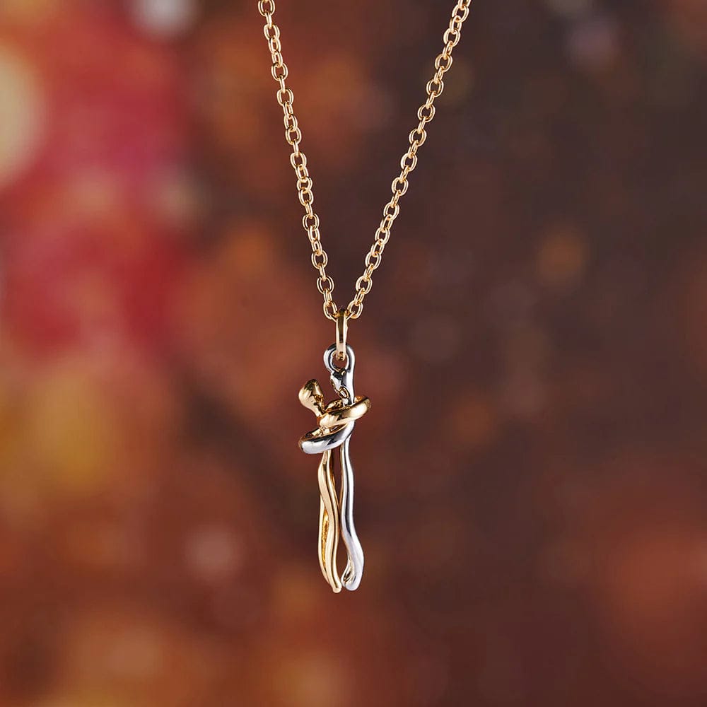 Eternal Embrace Necklace – Two Souls, One Heart